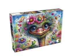 DELFY PUZZLE -  OSTRICH AND FRIEND (1000 PIÈCES)
