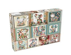 DELFY PUZZLE -  PATCHWORK ANIMAL PARADE (1000 PIÈCES)
