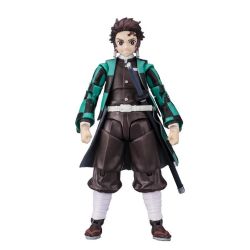 DEMON SLAYER -  FIGURINE ARTICULÉE DE TANJIRO KAMADO - VERSION HINOKAMI KAGURA -  ULTIMATE LEGENDS HD