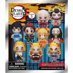 DEMON SLAYER -  MINI FIGURINE 3D AVEC CLIP ALÉATOIRE - SERIES 5