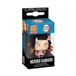 DEMON SLAYER -  PORTE-CLÉ POP! EN VINYLE DE NEZUKO KAMADO (FORME DÉMON) (4 CM)