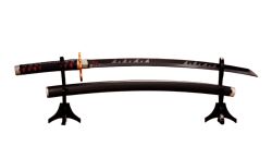 DEMON SLAYER -  RÉPLIQUE DE L'ÉPÉE NICHIRIN DE TANJIRO KAMADO - VERSION AVEC LA GARDE DE KYOJURO RENGOKU -  PROPLICA