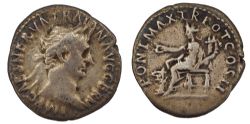 DENARIUS ROMAINS -  DENARIUS DE TRAJAN (RIC 12, AN 98) -  PIÈCES DE TRAJAN RIC 12