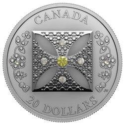 DIADÈMES DE SA MAJESTÉ LA REINE ELIZABETH II (ARGENT) -  DIADÈME DE SA MAJESTÉ LA REINE ELIZABETH II : LE DIADÈME D'ÉTAT DU ROI GEORGE IV -  PIÈCES DU CANADA 2022 03