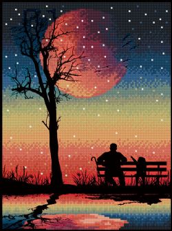 DIAMOND DOTZ -  MOMENTS INESTIMABLES (INTERMÉDIAIRE, 40 CM X 30 CM)