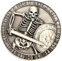 DICE COIN -  D20 SKELETON