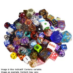 DICE HABIT -  ASSORTIMENT ULTIME DE DÉS ( 100 PIÈCES) -  DÉS JDR