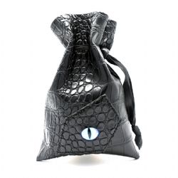 DICE HABIT -  POCHETTE EN CUIR OEIL DE DRAGON - ÉCLAIR -  POCHE À DÉS