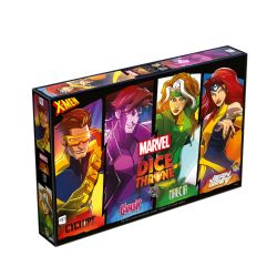 DICE THRONE -  X-MEN : CYCLOPS VS. GAMBIT VS. ROGUE VS. JEAN GREY - JEU DE BASE (FRANÇAIS) -  MARVEL