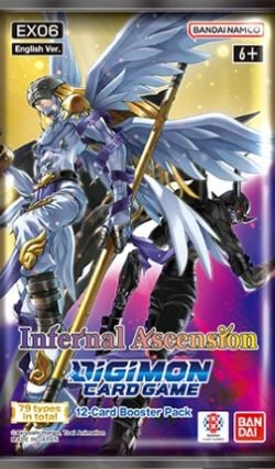 DIGIMON CARD GAME -  INFERNAL ASCENSION - PAQUET BOOSTER  (P12/B24) (ANGLAIS) EX06