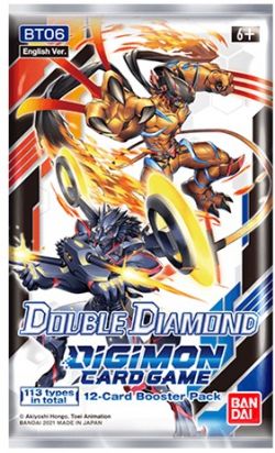 DIGIMON CARD GAME -  PAQUET BOOSTER DOUBLE DIAMOND (ANGLAIS)