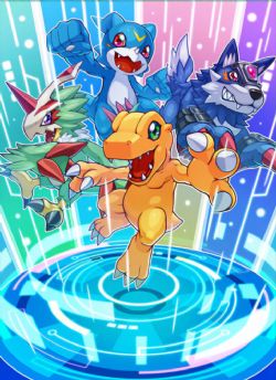 DIGIMON CARD GAME -  POCHETTES TAILLE STANDARD - SIGNS OF DIGIVOLUTION (60)