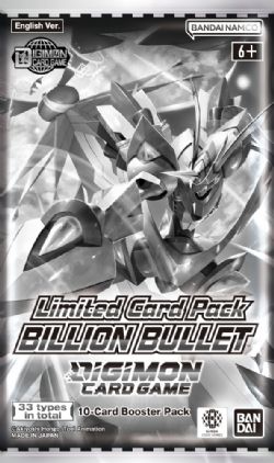 DIGIMON CARD GAME -  SPECIAL LIMITED SET : BILLION BULLET - PAQUET BOOSTER (P10/B6) (ANGLAIS)