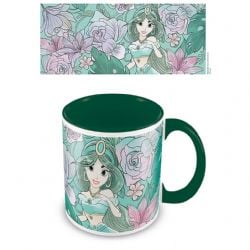 DISNEY -  ALADDIN - JASMINE ENTOURÉE DE FLEURS (325 ML) -  TASSE EN CÉRAMIQUE