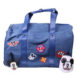 DISNEY -  ENSEMBLE SAC DE SPORT/BAGAGE 3 PIÈCES DE MICKEY MOUSE