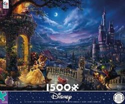 DISNEY -  LA BELLE ET LA BÊTE DANSENT AU CLAIR DE LUNE (1500 PIÈCES)