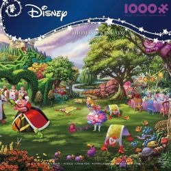 DISNEY -  LA REINE DE COEURS - ALICE AU PAYS DES MERVEILLES (1000 PIÈCES) -  THOMAS KINKADE