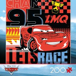 DISNEY -  LES BAGNOLES - LET'S RACE (200 PIÈCES) -  LES BAGNOLES