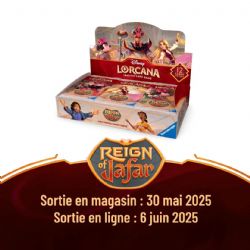 DISNEY LORCANA -  PAQUET BOOSTER (FRANÇAIS) (P12/B24) -  LE RÈGNE DE JAFAR
