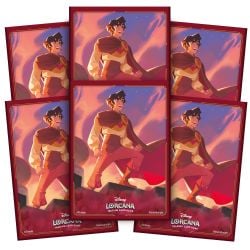 DISNEY LORCANA -  POCHETTES TAILLE STANDARD- ALADDIN (65) - MATTE -  CIEL SCINTILLANT