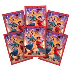 DISNEY LORCANA -  POCHETTES TAILLE STANDARD - LA BANDE À DINGO (65) - MATTE -  FABULEUX