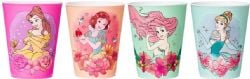 DISNEY -  LOT DE 4 FLACONS EN PLASTIQUE PRINCESSE DISNEY (44 ML CHACUN)