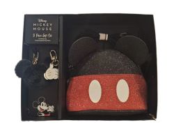 DISNEY -  MICKEY MOUSE - COFFRET-CADEAU DE 3 PIÈCES AVEC SAC À BANDOULIÈRE