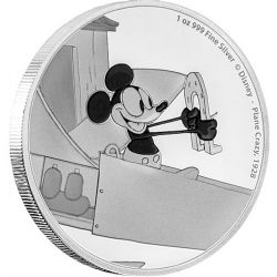 DISNEY : MICKEY À TRAVERS LES ÂGES -  FOU D'AVIATION -  PIÈCES DE LA NOUVELLE-ZÉLANDE 2016 03