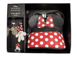 DISNEY -  MINNIE MOUSE - COFFRET-CADEAU DE 3 PIÈCES AVEC SAC À BANDOULIÈRE