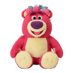 DISNEY -  PELUCHE DE LOTSO AVEC COURONNE DE FRAISES (30 CM) -  HISTOIRE DE JOUETS