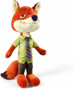 DISNEY -  PELUCHE DE NICK WILDE (22 CM) -  ZOOTOPIA