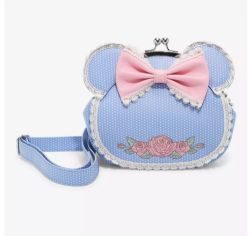 DISNEY -  SAC À BANDOULIÈRE FLEURS ET DENTELLE DE MINNIE MOUSE -  LOUNGEFLY