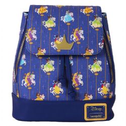 DISNEY -  SAC À DOS À CORDON CARROUSEL DE PRINCESSES -  LOUNGEFLY