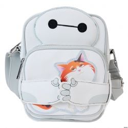 DISNEY -  SAC À À BANDOULIÈRE BIG HERO 6 - 10E ANNIVERSAIRE - BAYMAX & MOCHI -  LOUNGEFLY