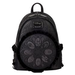 DISNEY VILLAINS -  SAC À DOS NOIR EFFET VITRAUX -  LOUNGEFLY
