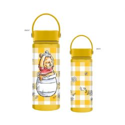 DISNEY -  WINNIE L'OURSON - BOUTEILLE D'EAU METALLIQUE CHAINE DAISY (591 ML)