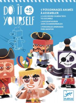 DO IT YOURSELF -  À L'ABORDAGE! (MULTILINGUE) -  4 CLOCKWORK CHARACTERS TO ASSEMBLE
