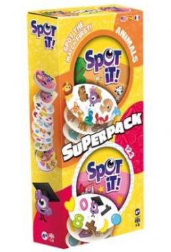 DOBBLE -  SPOT IT! DOUBLE - ANIMAUX / 123 (MULTILINGUE)