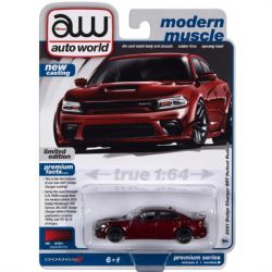 DODGE -  2021 DODGE CHARGER SRT HELLCAT REDEYE - OCTANE RED POLY - ÉCHELLE 1:64