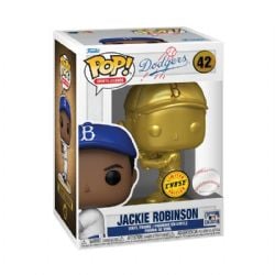 DODGERS DE LOS ANGELES -  FIGURINE POP! EN VINYLE DE JACKIE ROBINSON (CHASE) (10 CM) 42