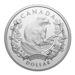 DOLLAR ÉPREUVE NUMISMATIQUE -  ÉDITION SPÉCIALE - 50E ANNIVERSAIRE DE LA DÉSIGNATION DU CASTORCOMME EMBLÈME OFFICIEL -  PIÈCES DU CANADA 2025