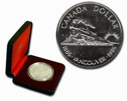 DOLLARS ÉPREUVES NUMISMATIQUES -  100E ANNIVERSAIRE DE VANCOUVER -  PIÈCES DU CANADA 1986 16
