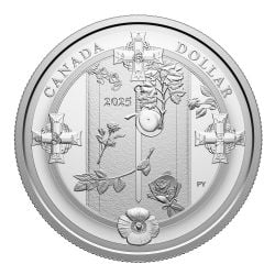 DOLLARS ÉPREUVES NUMISMATIQUES -  LA TOMBE DU SOLDAT INCONNU (2000-2025) -  PIÈCES DU CANADA 2025 55