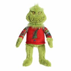 DR.SEUSS -  GRINCH AVEC CHANDAIL MOCHE QUI ALLUME (40,5 CM) -  GRINCH