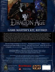 DRAGON AGE -  DRAGON AGE : GAME MASTER KIT (ANGLAIS)