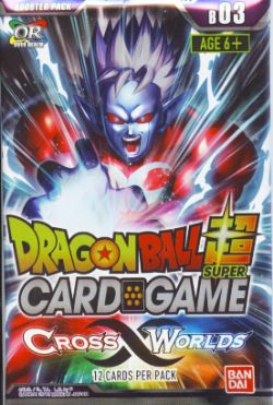 DRAGON BALL SUPER -  CROSS WORLDS BOOSTER PACK (P12/B24) -  OVER REALM B03