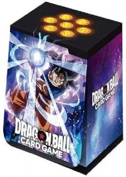 DRAGON BALL SUPER FUSION WORLD -  BOÎTE DE PLASTIQUE POUR DECK ET CARTE PROMO - SON GOKU(64)