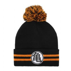 DRAGON BALL -  TUQUE NOIRE AVEC POM POM