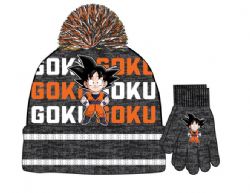 DRAGON BALL -  TUQUE À POMPOM ET GANTS