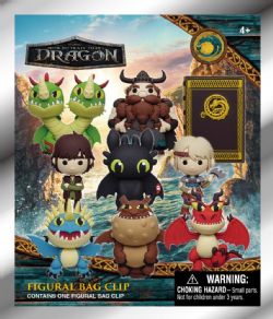 DRAGON -  MINI FIGURINE 3D AVEC CLIP ALÉATOIRE - FILM 